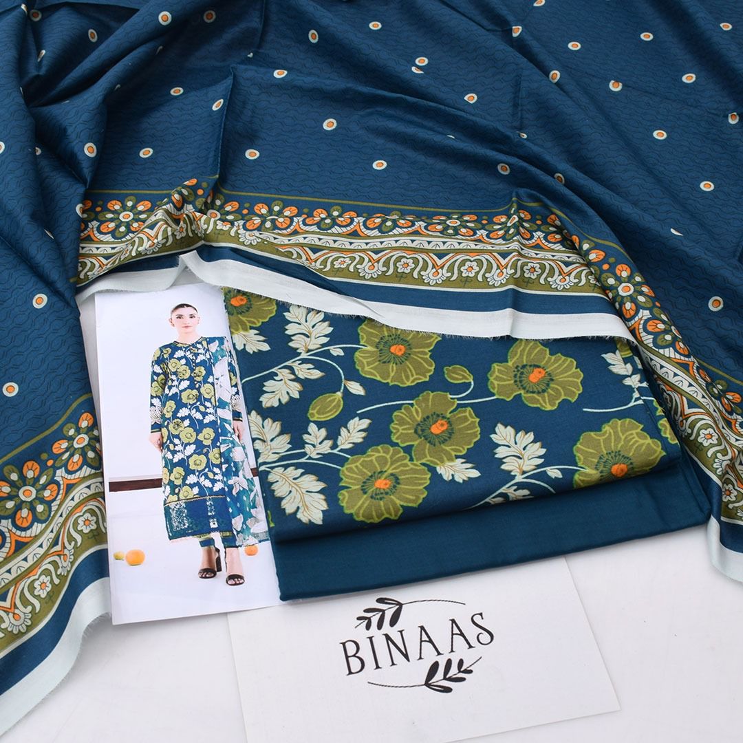Lawn Collection 3pcs Suit🦋✨_*