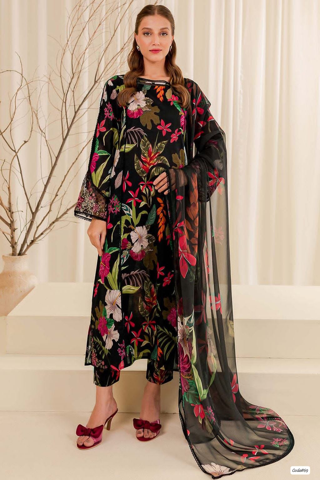 *DIGITAL PRINT LAWN 9088*