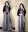 Zebra Printed Silk Maxi