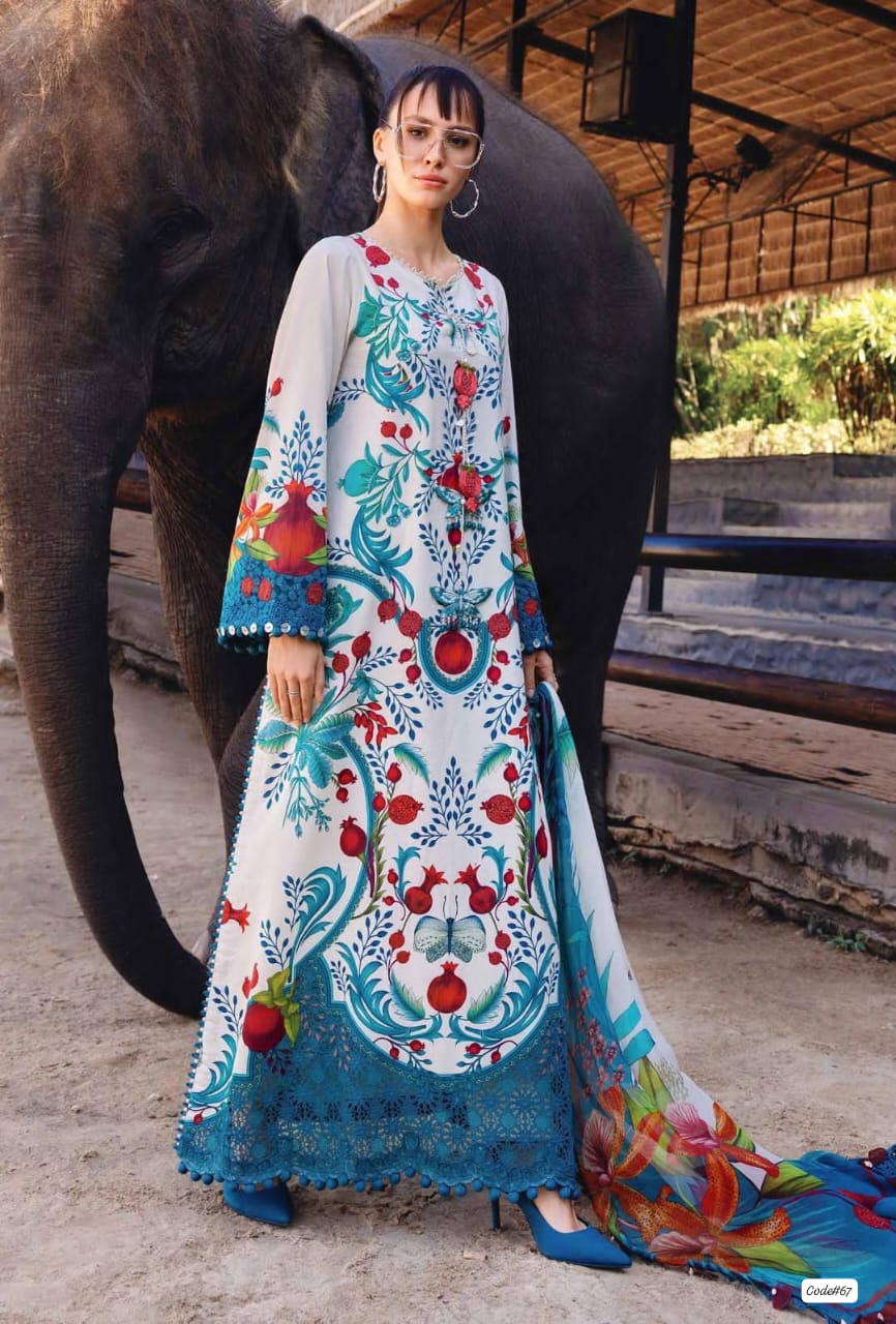 *DIGITAL PRINT LAWN 3PC*