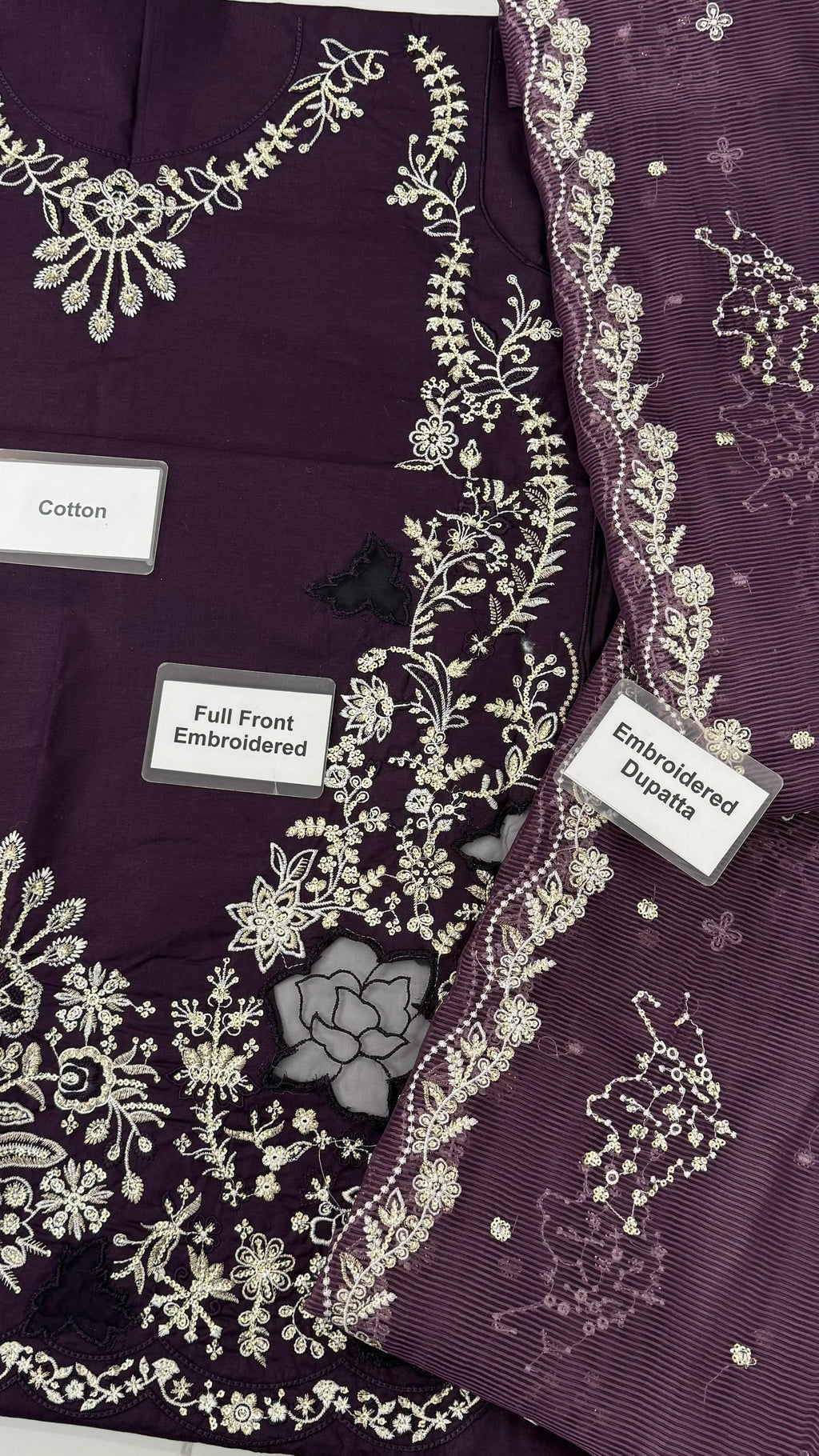 Luxury Chikankari Embroidered dress