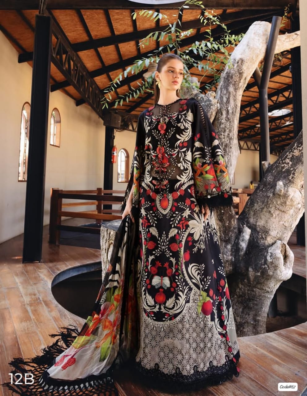 *DIGITAL PRINT LAWN 3PC*