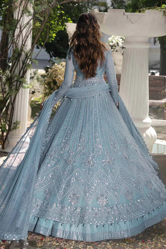 Luxury Ice Blue Pishwas
