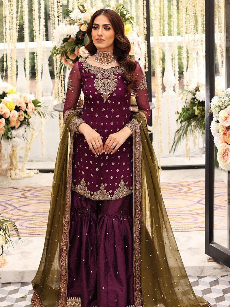 Purple Weadding Dress