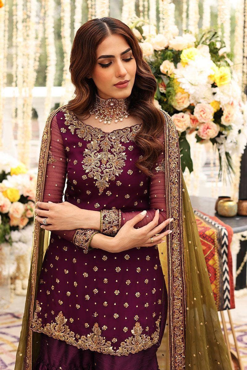 Purple Weadding Dress