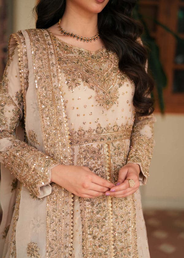 beautifull bridal golden maxi