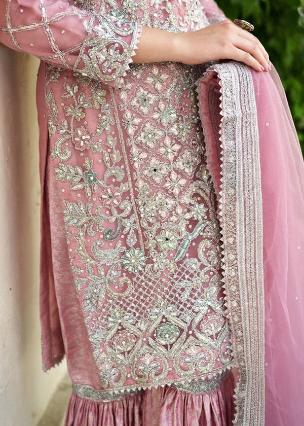 pink gharara