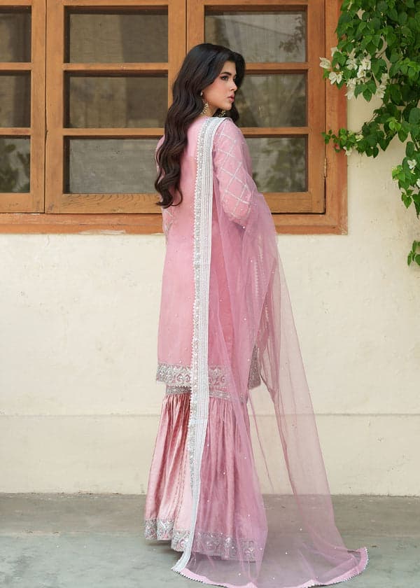pink gharara
