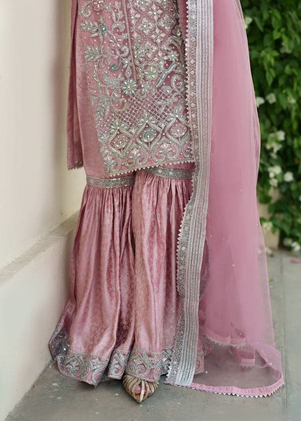 pink gharara