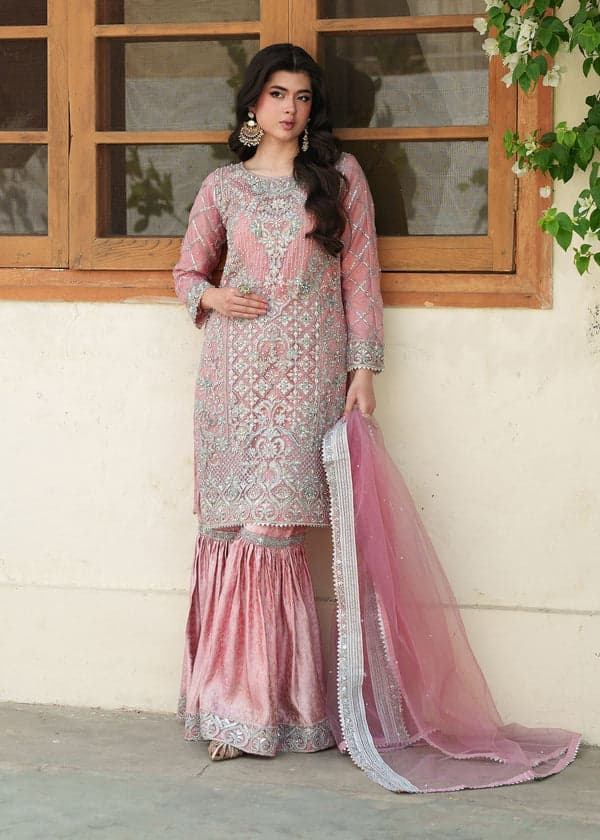 pink gharara