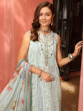 Eid Grace Aqua – Designer Unstitched Lawn Suit
