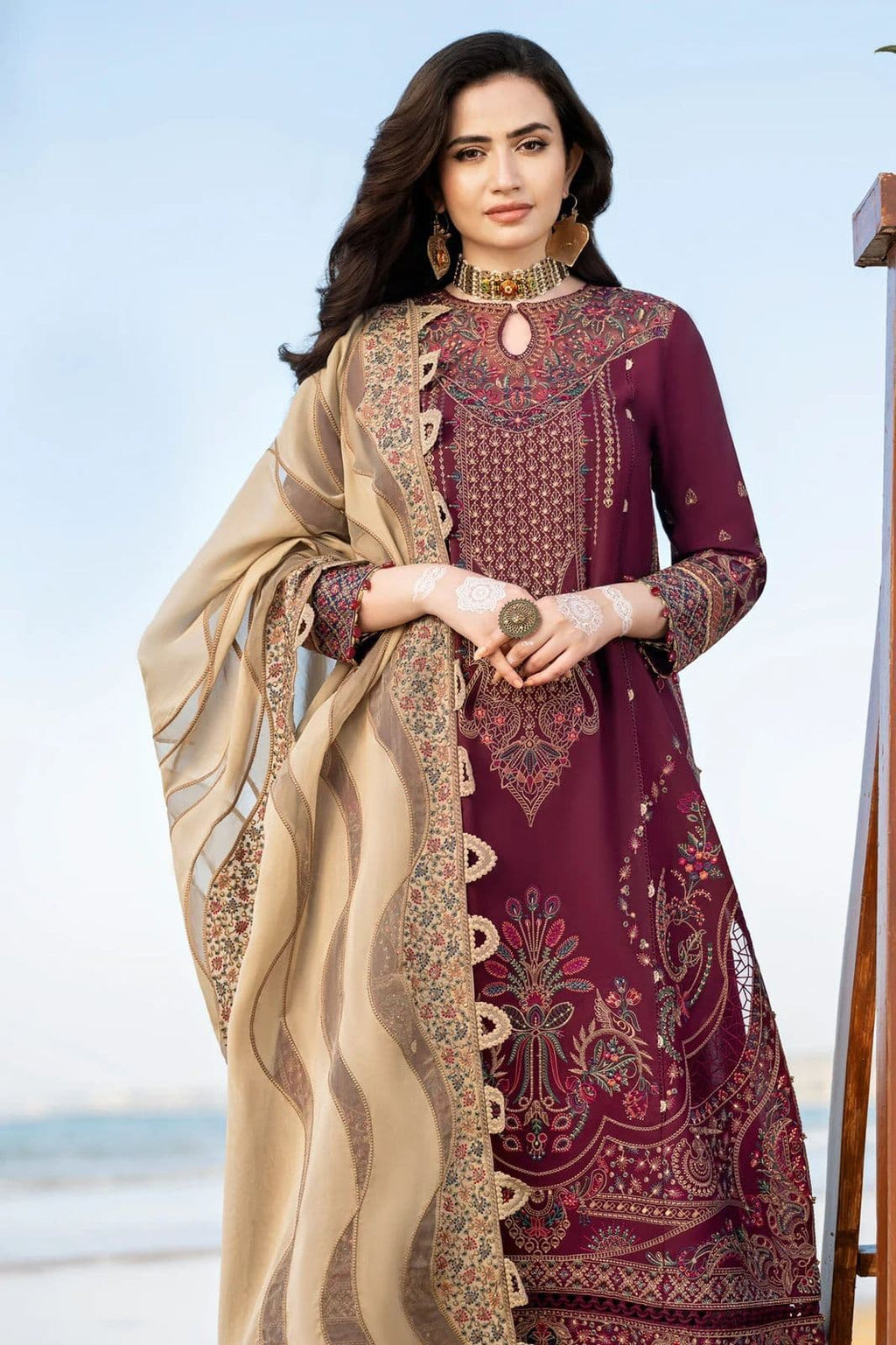Celeste Bloom – Premium Unstitched Eid Collection