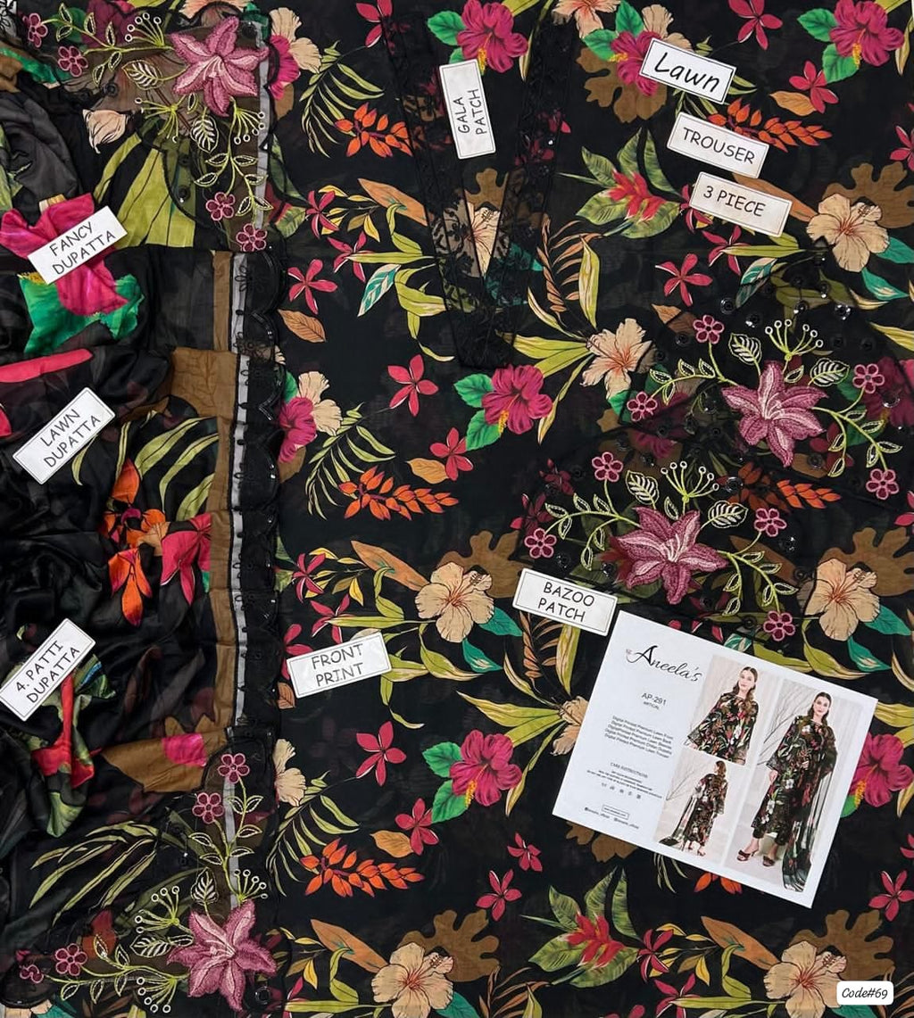 *DIGITAL PRINT LAWN 9088*