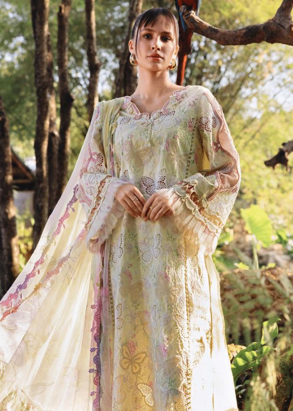 Butterfly Embroidered 3PC Suit