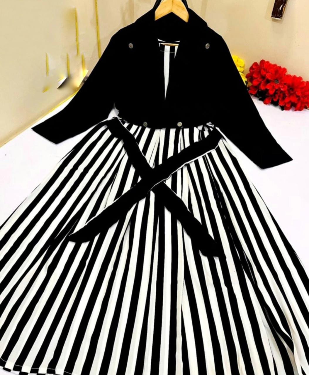 Zebra Printed Silk Maxi