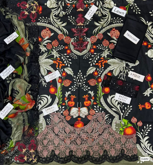 *DIGITAL PRINT LAWN 3PC*